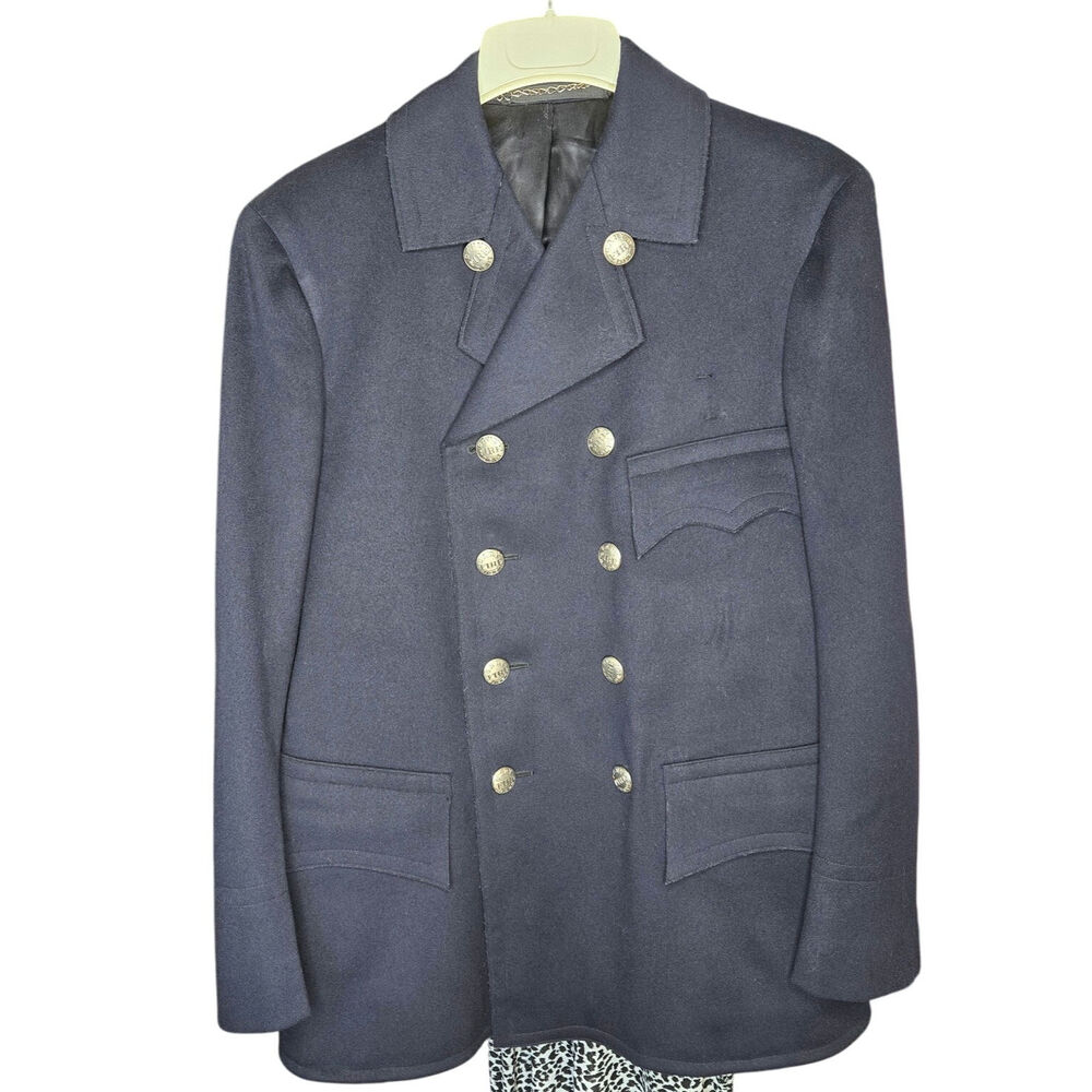 Goldblatts EUC Gary Indiana Firemans 1957 vintage coat Warrenton cloth 38/41